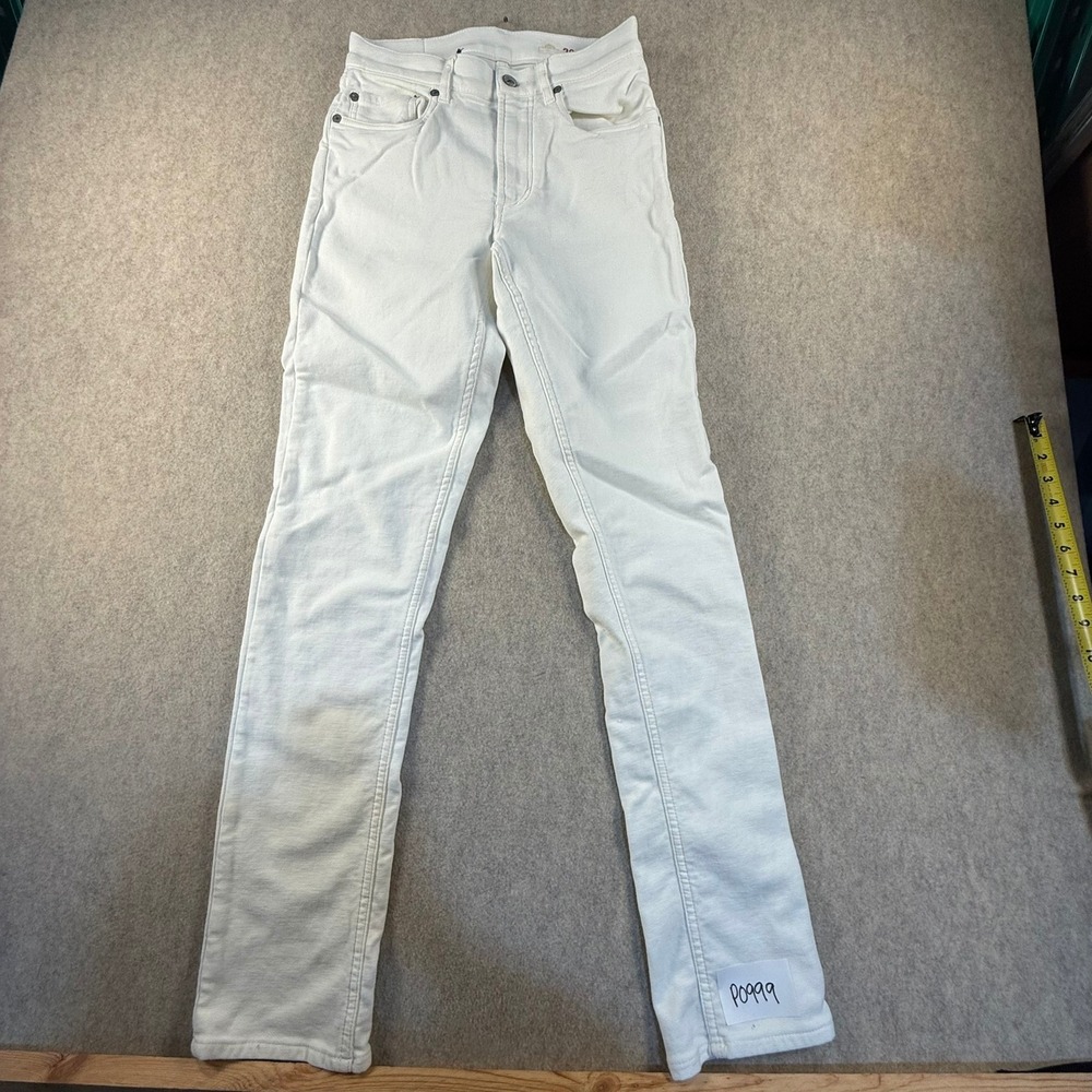 Faherty White Denim Straight Leg Jeans Size 29